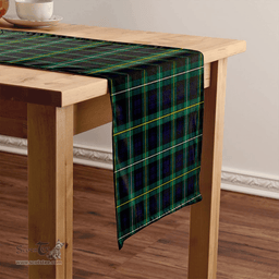 Scottish Campbell of Argyll Modern 2 Clan Tartan Table Runner Clan Tartan Table Runner - Crest Classic Scottish Plaid Tartan Plaid