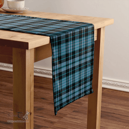 Scottish Clark (Clergy) Ancient Clan Tartan Table Runner Clan Tartan Table Runner - Crest Classic Scottish Plaid Tartan Plaid