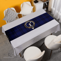 Scottish Clark (Clergy) Modern Clan Tartan Table Runner Clan Tartan Table Runner - Crest Classic Scottish Plaid Tartan Plaid