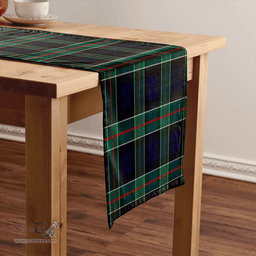 Scottish Colquhoun (Cowans) Modern Clan Tartan Table Runner Clan Tartan Table Runner - Crest Classic Scottish Plaid Tartan Plaid