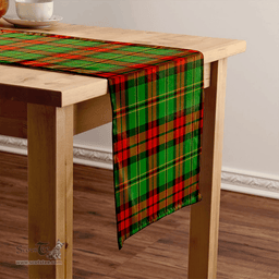 Scottish Blackstock Hunting Ancient Clan Tartan Table Runner Clan Tartan Table Runner - Crest Classic Scottish Plaid Tartan Plaid
