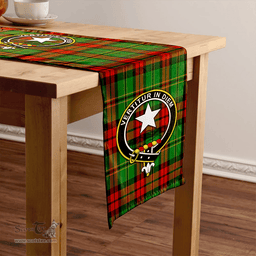 Scottish Blackstock Hunting Ancient Clan Tartan Table Runner Clan Tartan Table Runner - Crest Classic Scottish Plaid Tartan Plaid