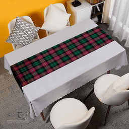 Scottish Cairns of Finavon Ancient Clan Tartan Table Runner Clan Tartan Table Runner - Crest Classic Scottish Plaid Tartan Plaid