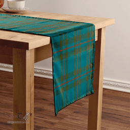 Scottish Elliot (Ellot) Ancient Clan Tartan Table Runner Clan Tartan Table Runner - Crest Classic Scottish Plaid Tartan Plaid