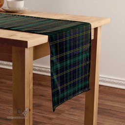 Scottish Hope Vere Modern Clan Tartan Table Runner Clan Tartan Table Runner - Crest Classic Scottish Plaid Tartan Plaid