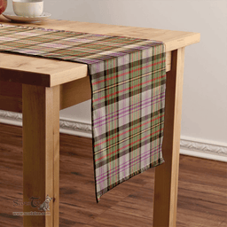 Scottish Firth of Tay (Gillies Dress) Weathered Clan Tartan Table Runner Clan Tartan Table Runner - Crest Classic Scottish Plaid Tartan Plaid