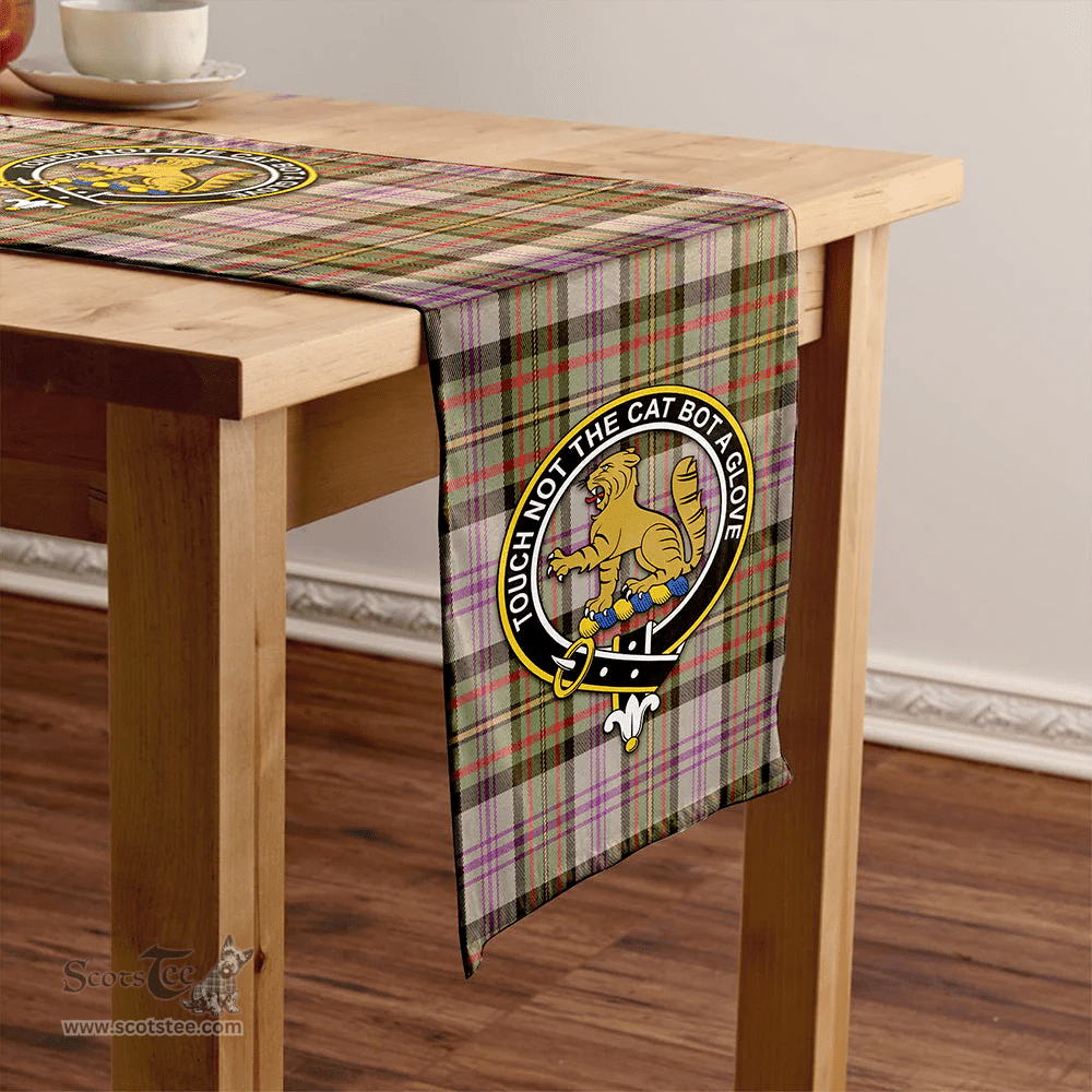 Scottish Firth of Tay (Gillies Dress) Weathered Clan Tartan Table Runner Clan Tartan Table Runner - Crest Classic Scottish Plaid Tartan Plaid