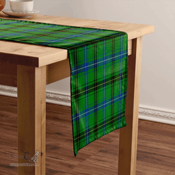 Scottish Henderson (MacKendrick) Modern Clan Tartan Table Runner Clan Tartan Table Runner - Crest Classic Scottish Plaid Tartan Plaid