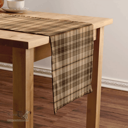 Scottish Craig (Craigie) Weathered Clan Tartan Table Runner Clan Tartan Table Runner - Crest Classic Scottish Plaid Tartan Plaid