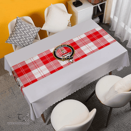 Scottish Erskine Weathered Clan Tartan Table Runner Clan Tartan Table Runner - Crest Classic Scottish Plaid Tartan Plaid