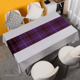 Scottish Home Weathered Clan Tartan Table Runner Clan Tartan Table Runner - Crest Classic Scottish Plaid Tartan Plaid