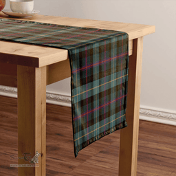 Scottish Huntly Gordon Gathering 2000 Weathered Clan Tartan Table Runner Clan Tartan Table Runner - Crest Classic Scottish Plaid Tartan Plaid