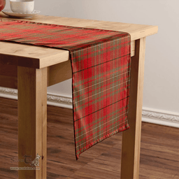 Scottish Cumming (MacAulay #2) Weathered Clan Tartan Table Runner Clan Tartan Table Runner - Crest Classic Scottish Plaid Tartan Plaid