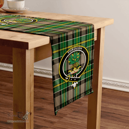 Scottish Hamilton of Brandon Modern Clan Tartan Table Runner Clan Tartan Table Runner - Crest Classic Scottish Plaid Tartan Plaid