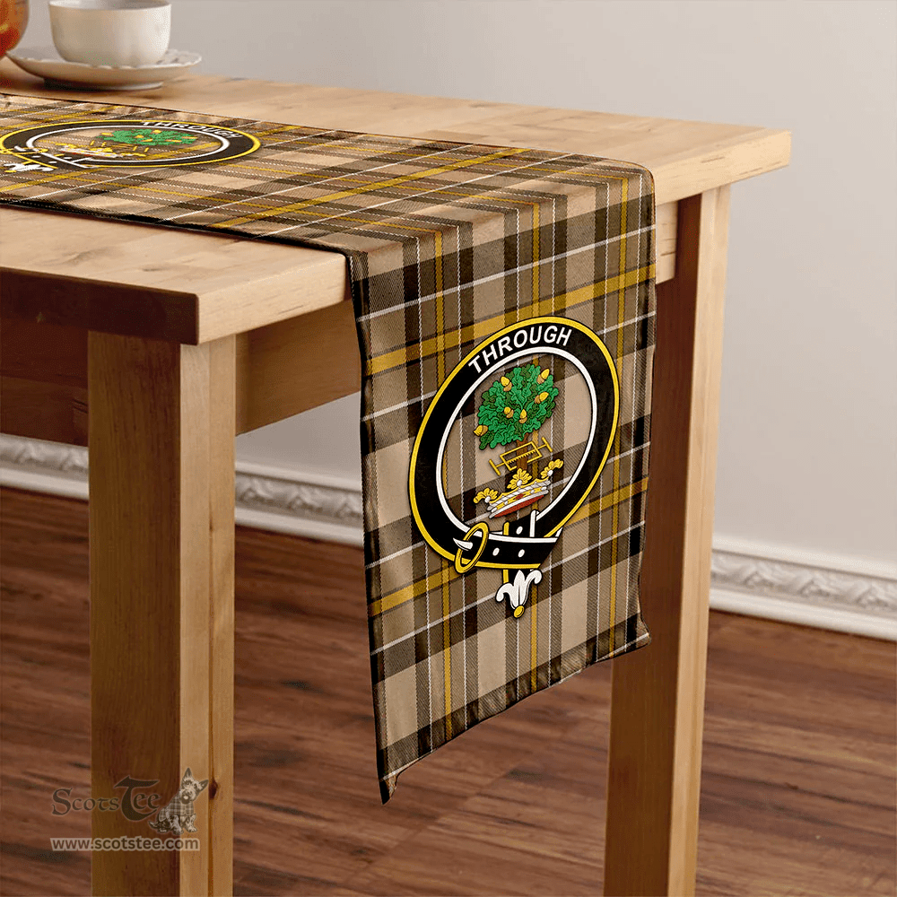 Scottish Hamilton of Brandon Weathered Clan Tartan Table Runner Clan Tartan Table Runner - Crest Classic Scottish Plaid Tartan Plaid