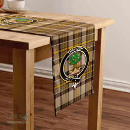 Scottish Hamilton of Brandon Weathered Clan Tartan Table Runner Clan Tartan Table Runner - Crest Classic Scottish Plaid Tartan Plaid
