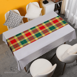 Scottish Gibson (Gibbs) Modern Clan Tartan Table Runner Clan Tartan Table Runner - Crest Classic Scottish Plaid Tartan Plaid