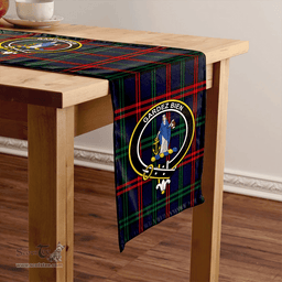 Scottish Eglinton District (Montgomery of Ayrshire) Modern Clan Tartan Table Runner Clan Tartan Table Runner - Crest Classic Scottish Plaid Tartan Plaid