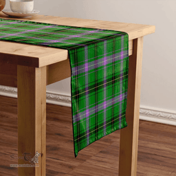 Scottish Henderson (MacKendrick) Ancient Clan Tartan Table Runner Clan Tartan Table Runner - Crest Classic Scottish Plaid Tartan Plaid