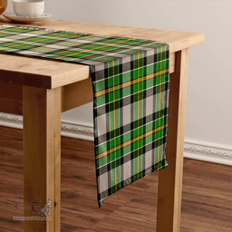 Scottish Hamilton of Brandon Ancient Clan Tartan Table Runner Clan Tartan Table Runner - Crest Classic Scottish Plaid Tartan Plaid