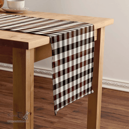 Scottish Hogg Modern Clan Tartan Table Runner Clan Tartan Table Runner - Crest Classic Scottish Plaid Tartan Plaid