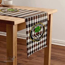 Scottish Hogg Modern Clan Tartan Table Runner Clan Tartan Table Runner - Crest Classic Scottish Plaid Tartan Plaid