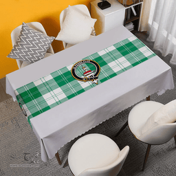 Scottish Erskine Purple Clan Tartan Table Runner Clan Tartan Table Runner - Crest Classic Scottish Plaid Tartan Plaid