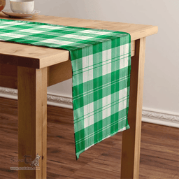 Scottish Erskine Purple Clan Tartan Table Runner Clan Tartan Table Runner - Crest Classic Scottish Plaid Tartan Plaid