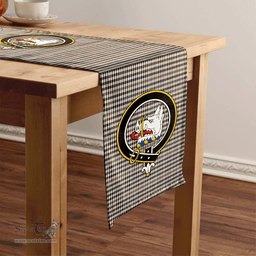 Scottish Halliday (Holliday) Weathered Clan Tartan Table Runner Clan Tartan Table Runner - Crest Classic Scottish Plaid Tartan Plaid