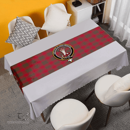 Scottish Donachie Weathered Clan Tartan Table Runner Clan Tartan Table Runner - Crest Classic Scottish Plaid Tartan Plaid