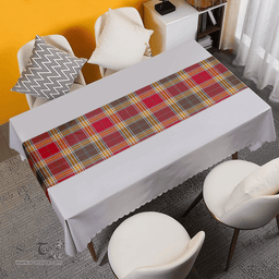 Scottish Gibson (Gibbs) Weathered Clan Tartan Table Runner Clan Tartan Table Runner - Crest Classic Scottish Plaid Tartan Plaid