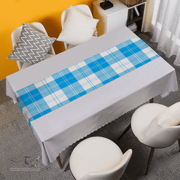 Scottish Erskine Burgundy Clan Tartan Table Runner Clan Tartan Table Runner - Crest Classic Scottish Plaid Tartan Plaid