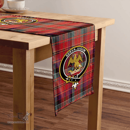 Scottish Hay and Leith Weathered Clan Tartan Table Runner Clan Tartan Table Runner - Crest Classic Scottish Plaid Tartan Plaid