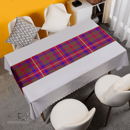 Scottish Geddes Weathered Clan Tartan Table Runner Clan Tartan Table Runner - Crest Classic Scottish Plaid Tartan Plaid