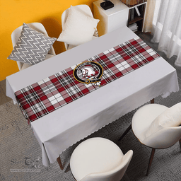 Scottish Dunbar Plaid Weathered Clan Tartan Table Runner Clan Tartan Table Runner - Crest Classic Scottish Plaid Tartan Plaid