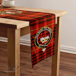 Scottish MacDonald of Ardnamurchan (Donald of Ardnamurchan) Ancient Clan Tartan Table Runner Clan Tartan Table Runner - Crest Classic Scottish Plaid Tartan Plaid