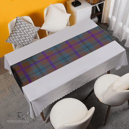Scottish Laurie Weathered Clan Tartan Table Runner Clan Tartan Table Runner - Crest Classic Scottish Plaid Tartan Plaid