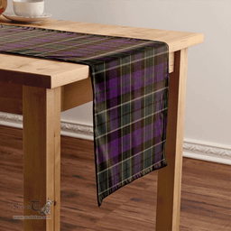 Scottish Lennie Weathered Clan Tartan Table Runner Clan Tartan Table Runner - Crest Classic Scottish Plaid Tartan Plaid