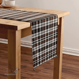 Scottish Little Arisaid Modern Clan Tartan Table Runner Clan Tartan Table Runner - Crest Classic Scottish Plaid Tartan Plaid