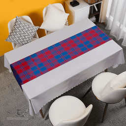 Scottish MacGregor of Glengyle (Gregor of Deeside) Ancient Clan Tartan Table Runner Clan Tartan Table Runner - Crest Classic Scottish Plaid Tartan Plaid
