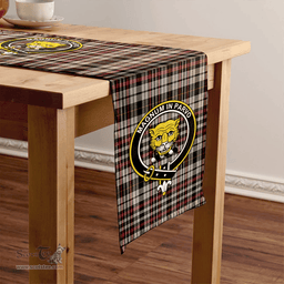 Scottish Little Arisaid Ancient Clan Tartan Table Runner Clan Tartan Table Runner - Crest Classic Scottish Plaid Tartan Plaid