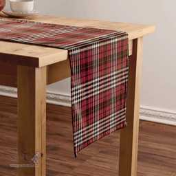 Scottish Little of Morton Rigg Weathered Clan Tartan Table Runner Clan Tartan Table Runner - Crest Classic Scottish Plaid Tartan Plaid