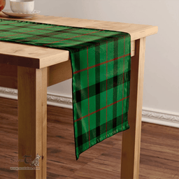 Scottish Kincaid Ancient Clan Tartan Table Runner Clan Tartan Table Runner - Crest Classic Scottish Plaid Tartan Plaid