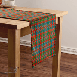 Scottish MacDonald of Boisdale (Donald Boisdale) Ancient Clan Tartan Table Runner Clan Tartan Table Runner - Crest Classic Scottish Plaid Tartan Plaid
