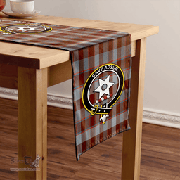Scottish Jardine of Castlemilk Modern Clan Tartan Table Runner Clan Tartan Table Runner - Crest Classic Scottish Plaid Tartan Plaid