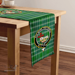 Scottish MacDonald Lord of the Isles; Hunting Ancient Clan Tartan Table Runner Clan Tartan Table Runner - Crest Classic Scottish Plaid Tartan Plaid