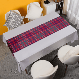 Scottish MacColl (MacCall) Weathered Clan Tartan Table Runner Clan Tartan Table Runner - Crest Classic Scottish Plaid Tartan Plaid