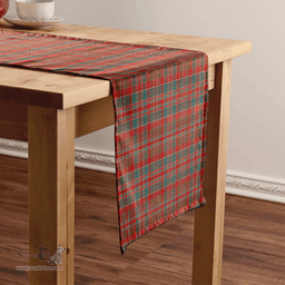 Scottish MacDonald of Boisdale (Donald Boisdale) Weathered Clan Tartan Table Runner Clan Tartan Table Runner - Crest Classic Scottish Plaid Tartan Plaid