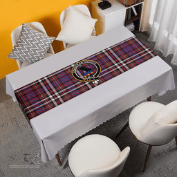 Scottish MacDonell of Glengarry Dress Ancient Clan Tartan Table Runner Clan Tartan Table Runner - Crest Classic Scottish Plaid Tartan Plaid