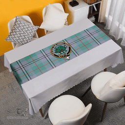 Scottish Irvine of Glentulchan Ancient Clan Tartan Table Runner Clan Tartan Table Runner - Crest Classic Scottish Plaid Tartan Plaid